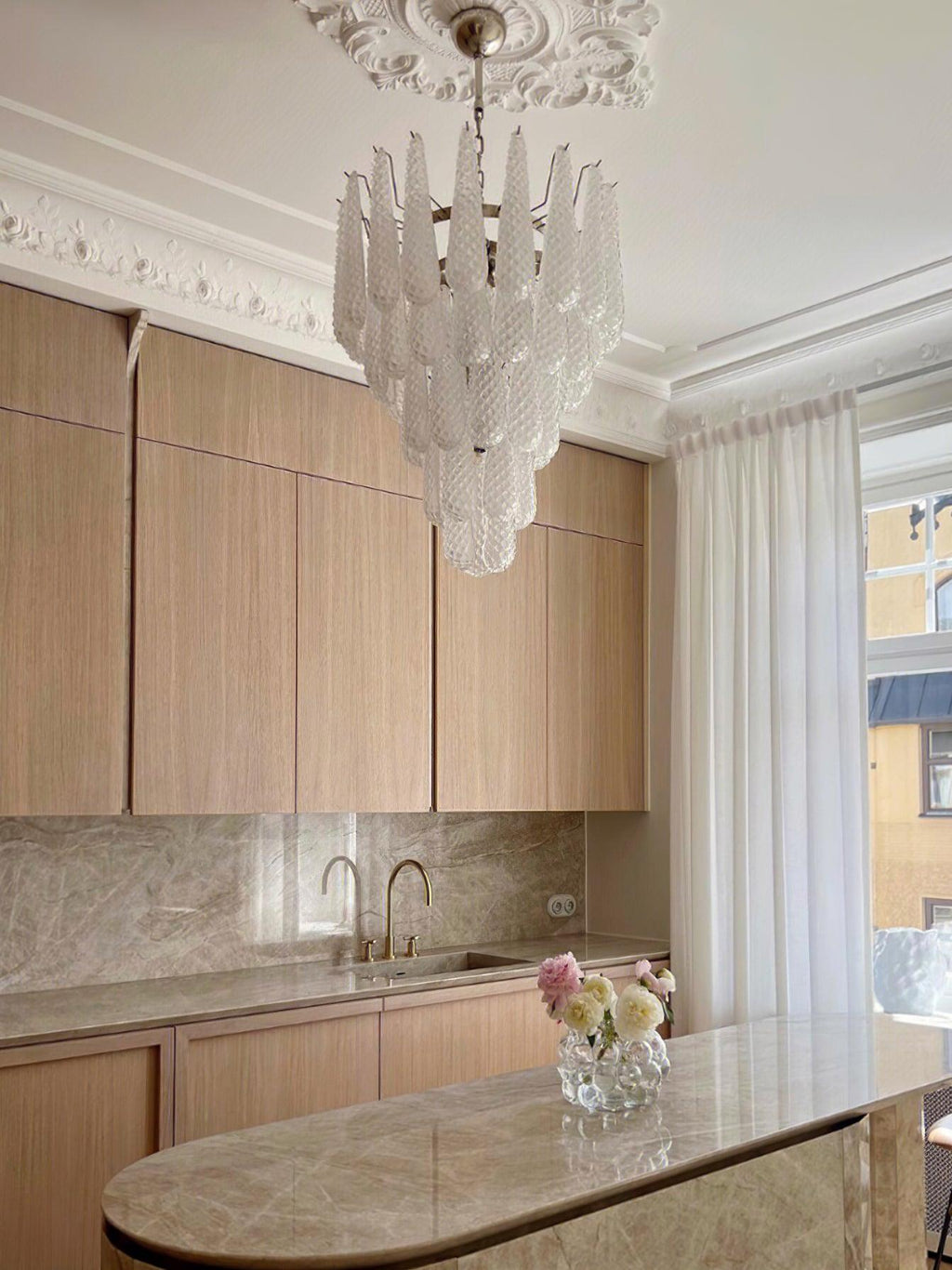 Zemaryra Chandelier en Verre Murano Luxueux - Neutralighting
