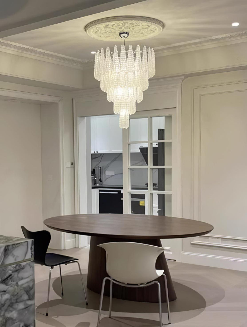 Zemaryra Chandelier en Verre Murano Luxueux - Neutralighting