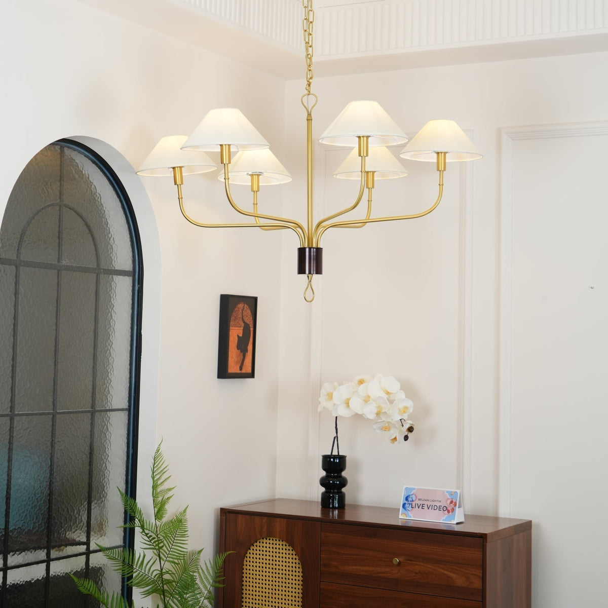 Regal Lustre Classique en Laiton à Queue - Neutralighting