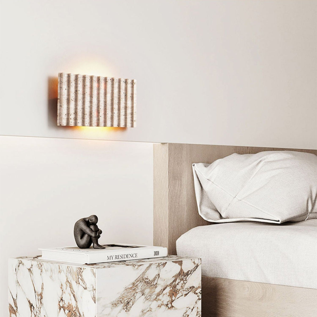 Othaus Applique Murale Travertin Beige Moderne - Neutralighting