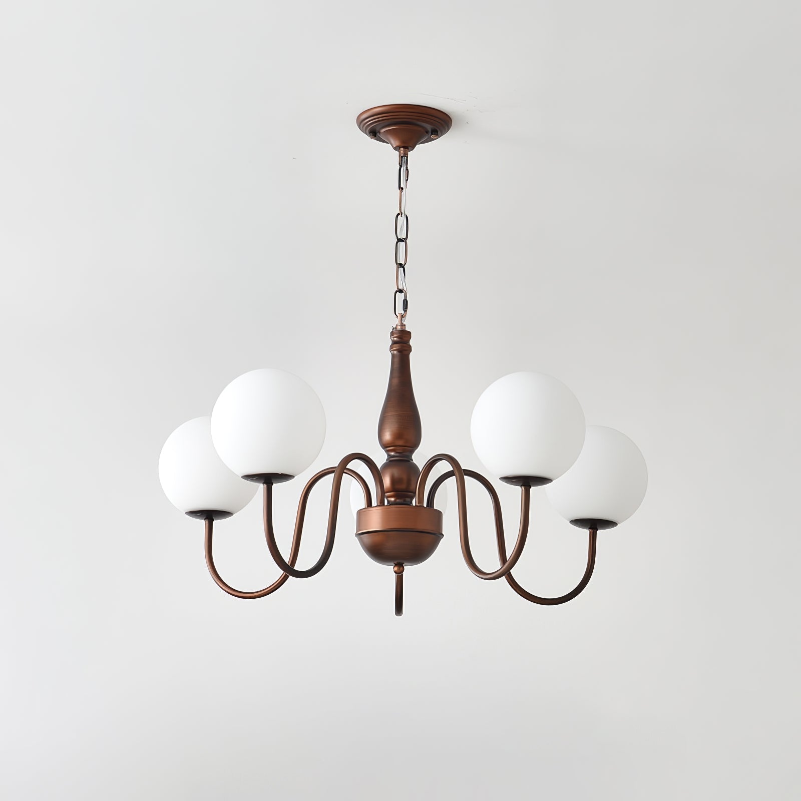 Lustra Chandelier Cuivre Verre - Neutralighting
