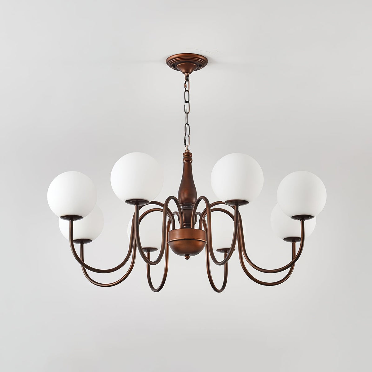 Lustra Chandelier Cuivre Verre - Neutralighting