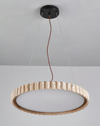 Elvenis Suspension Circulaire en Travertin - Neutralighting