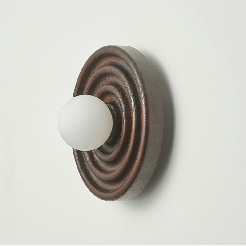 Ultalora Applique Murale Bois Verre Moderne - Neutralighting
