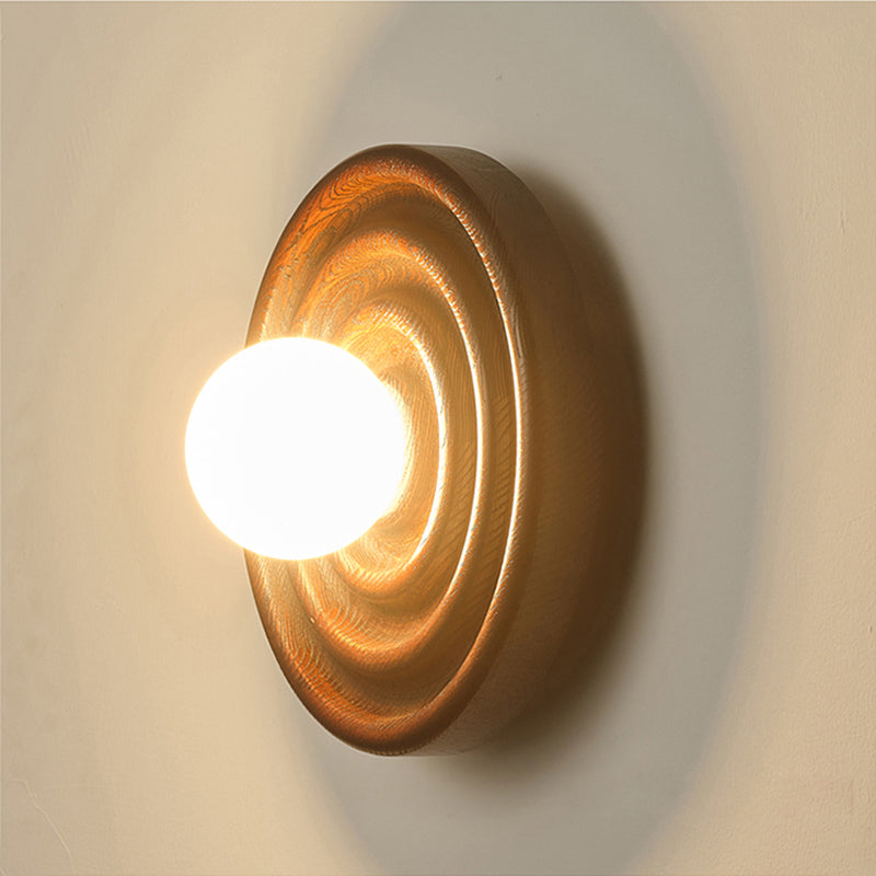 Ultalora Applique Murale Bois Verre Moderne - Neutralighting