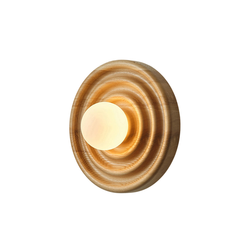 Ultalora Applique Murale Bois Verre Moderne - Neutralighting