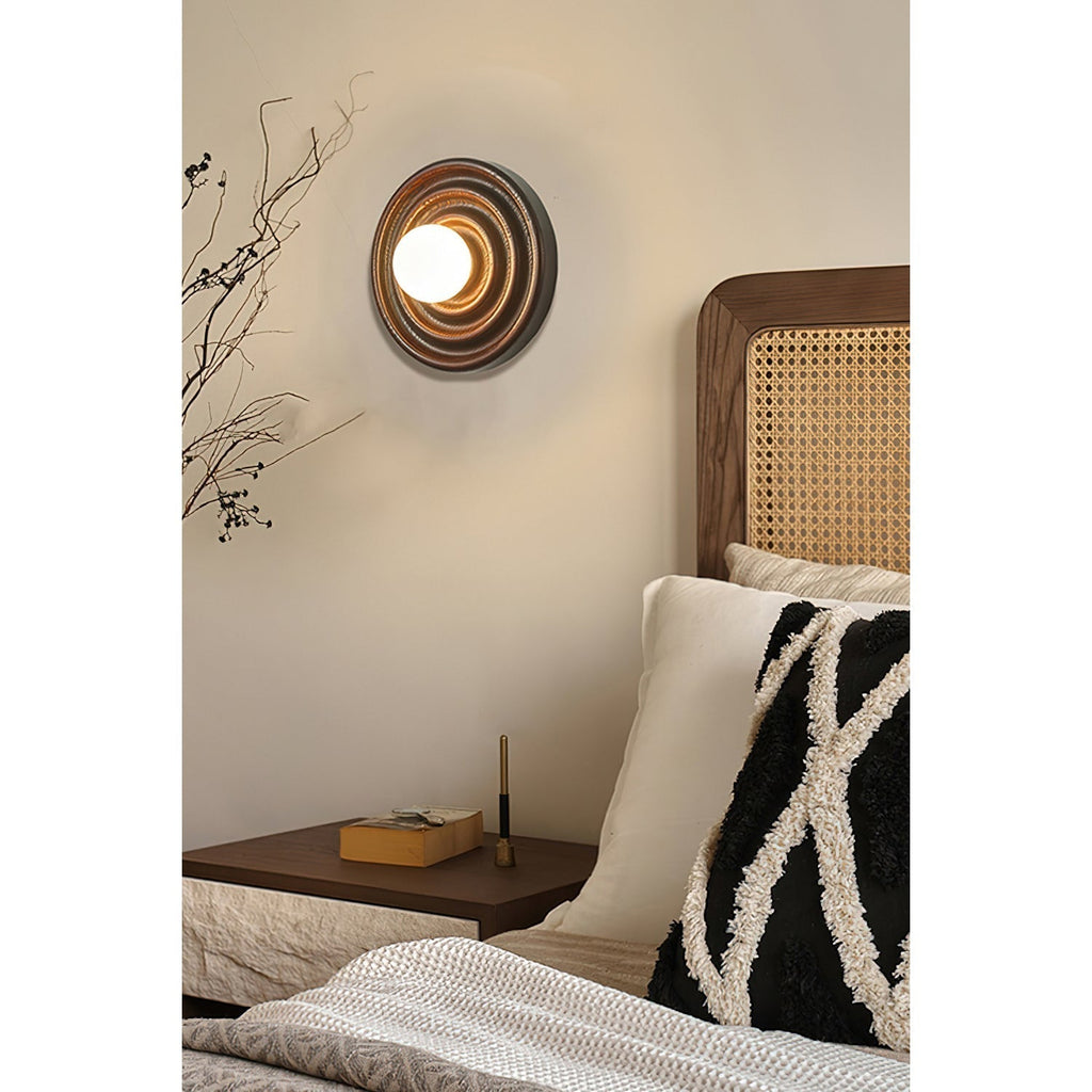 Ultalora Applique Murale Bois Verre Moderne - Neutralighting