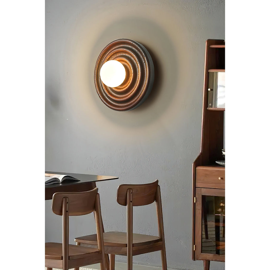 Ultalora Applique Murale Bois Verre Moderne - Neutralighting