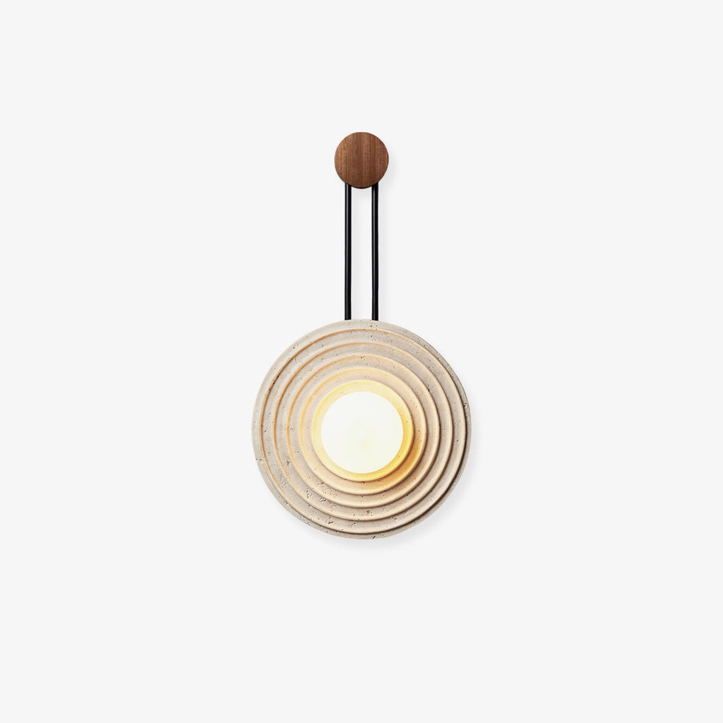 Isoror Applique Murale en Travertin Anneau Spirale - Neutralighting