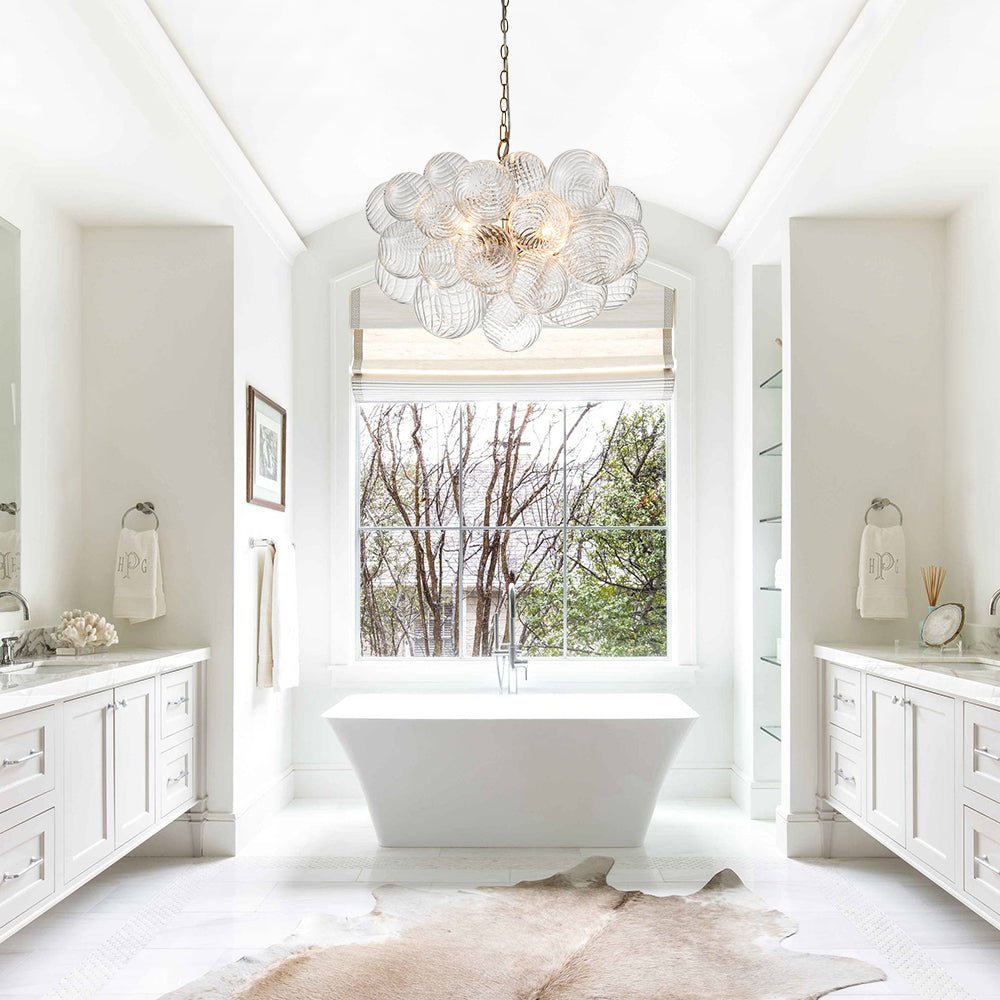 Aurora Lustre Moderne en Verre Boule Bulle - Neutralighting