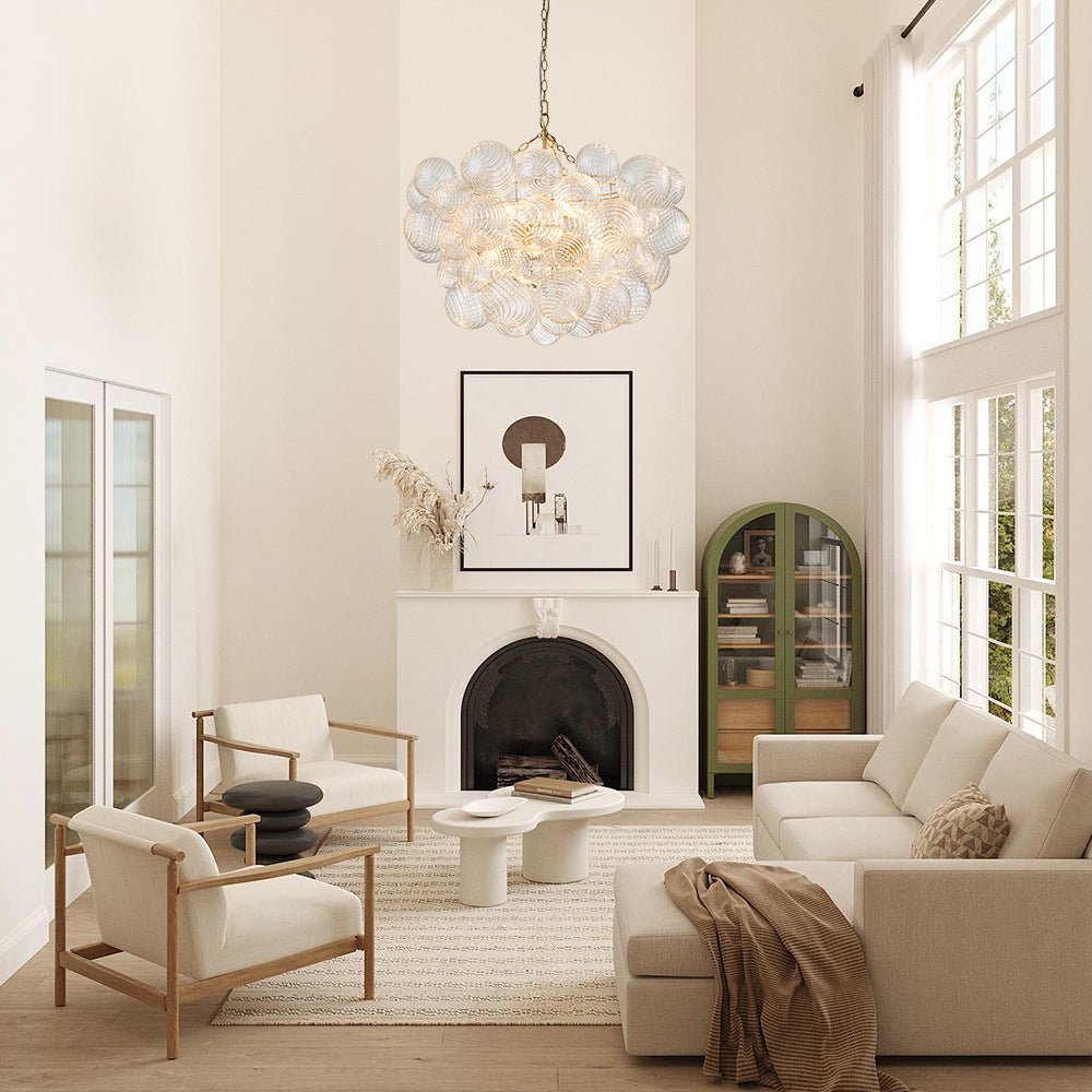 Aurora Lustre Moderne en Verre Boule Bulle - Neutralighting