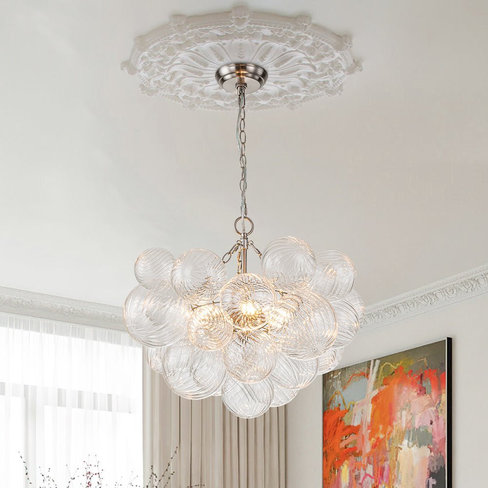 Aurora Lustre Moderne en Verre Boule Bulle - Neutralighting