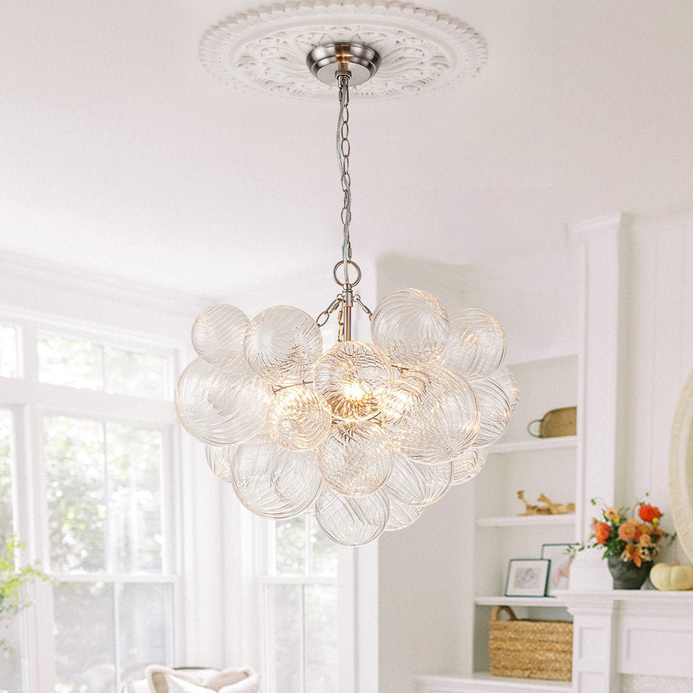 Aurora Lustre Moderne en Verre Boule Bulle - Neutralighting