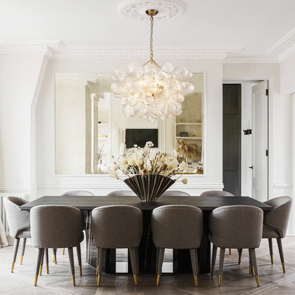 Aurora Lustre Moderne en Verre Boule Bulle - Neutralighting