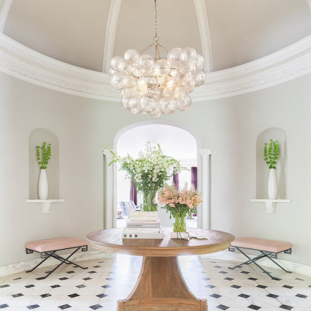 Aurora Lustre Moderne en Verre Boule Bulle - Neutralighting