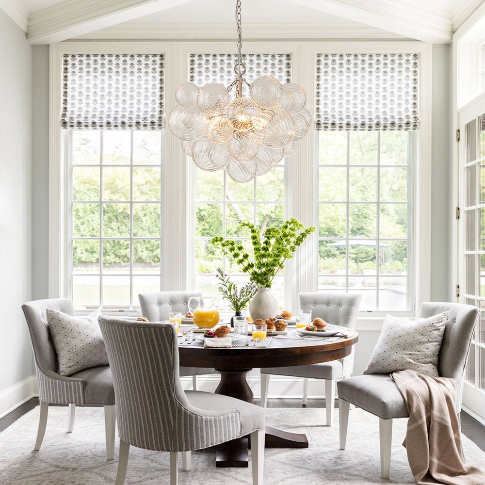 Aurora Lustre Moderne en Verre Boule Bulle - Neutralighting