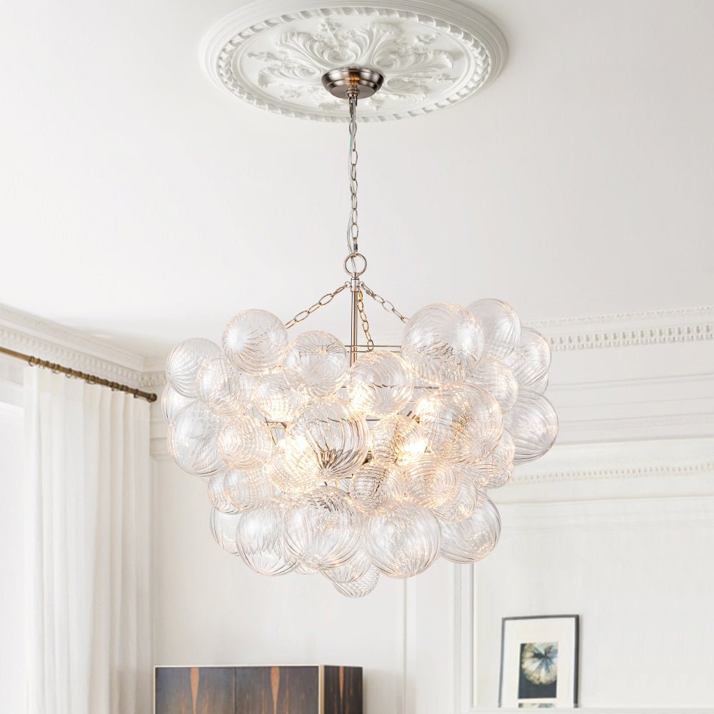 Aurora Lustre Moderne en Verre Boule Bulle - Neutralighting