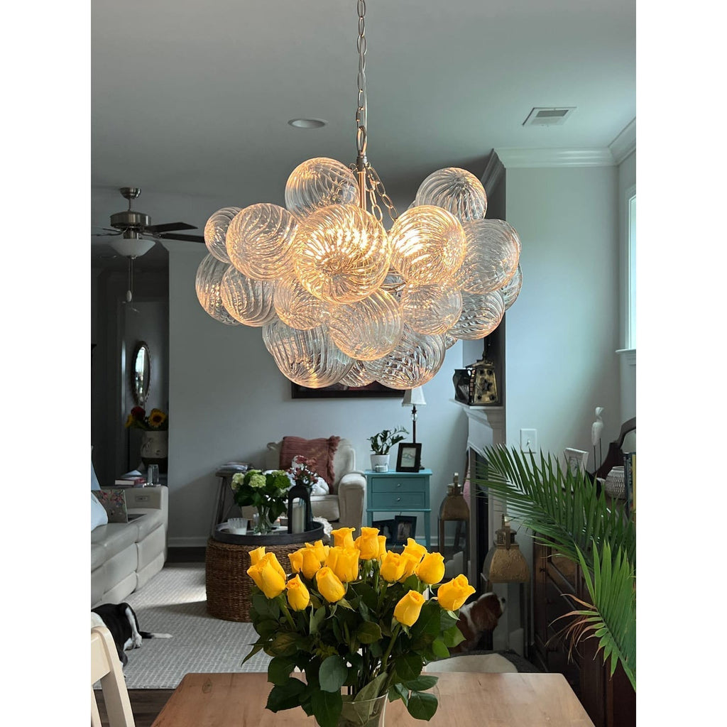 Aurora Lustre Moderne en Verre Boule Bulle - Neutralighting