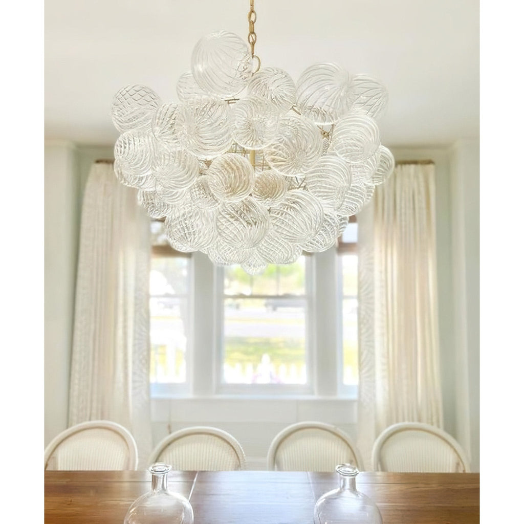 Aurora Lustre Moderne en Verre Boule Bulle - Neutralighting