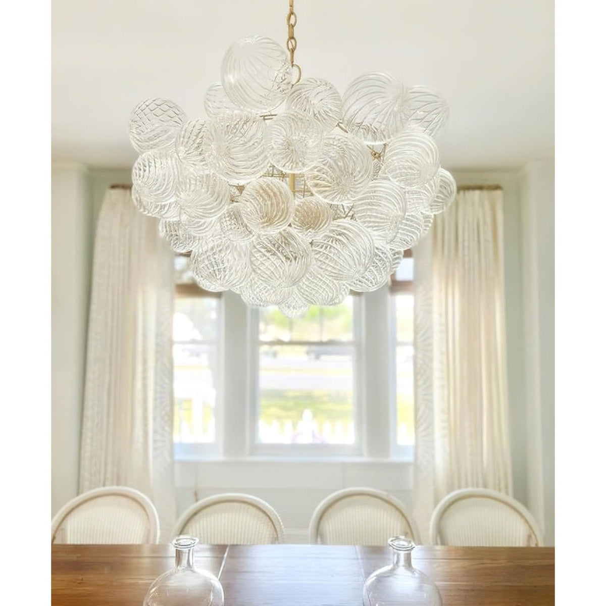 Aurora Lustre Moderne en Verre Boule Bulle - Neutralighting