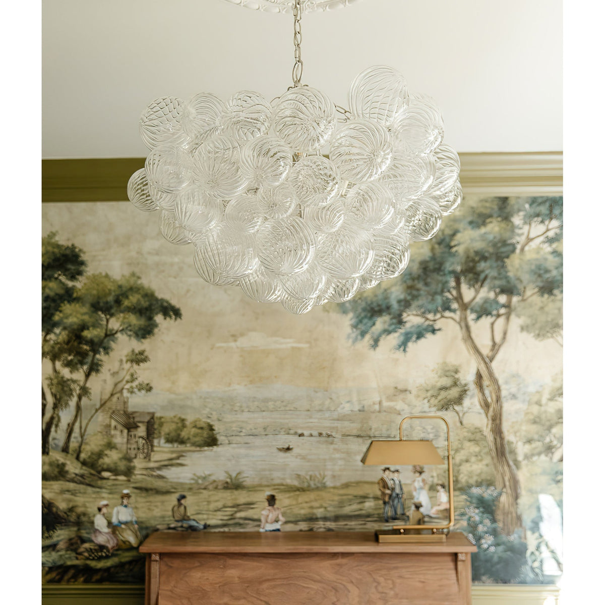 Aurora Lustre Moderne en Verre Boule Bulle - Neutralighting