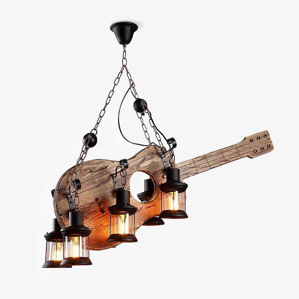 Lustra Suspension en Bois Vintage - Neutralighting