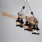 Lustra Suspension en Bois Vintage - Neutralighting