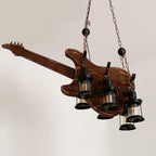 Lustra Suspension en Bois Vintage - Neutralighting
