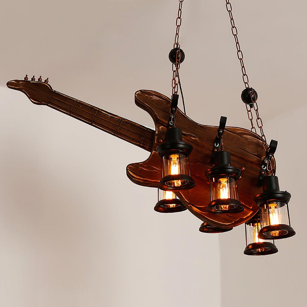 Lustra Suspension en Bois Vintage - Neutralighting