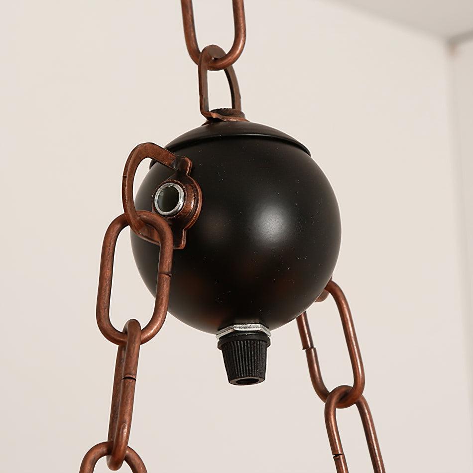 Lustra Suspension en Bois Vintage - Neutralighting
