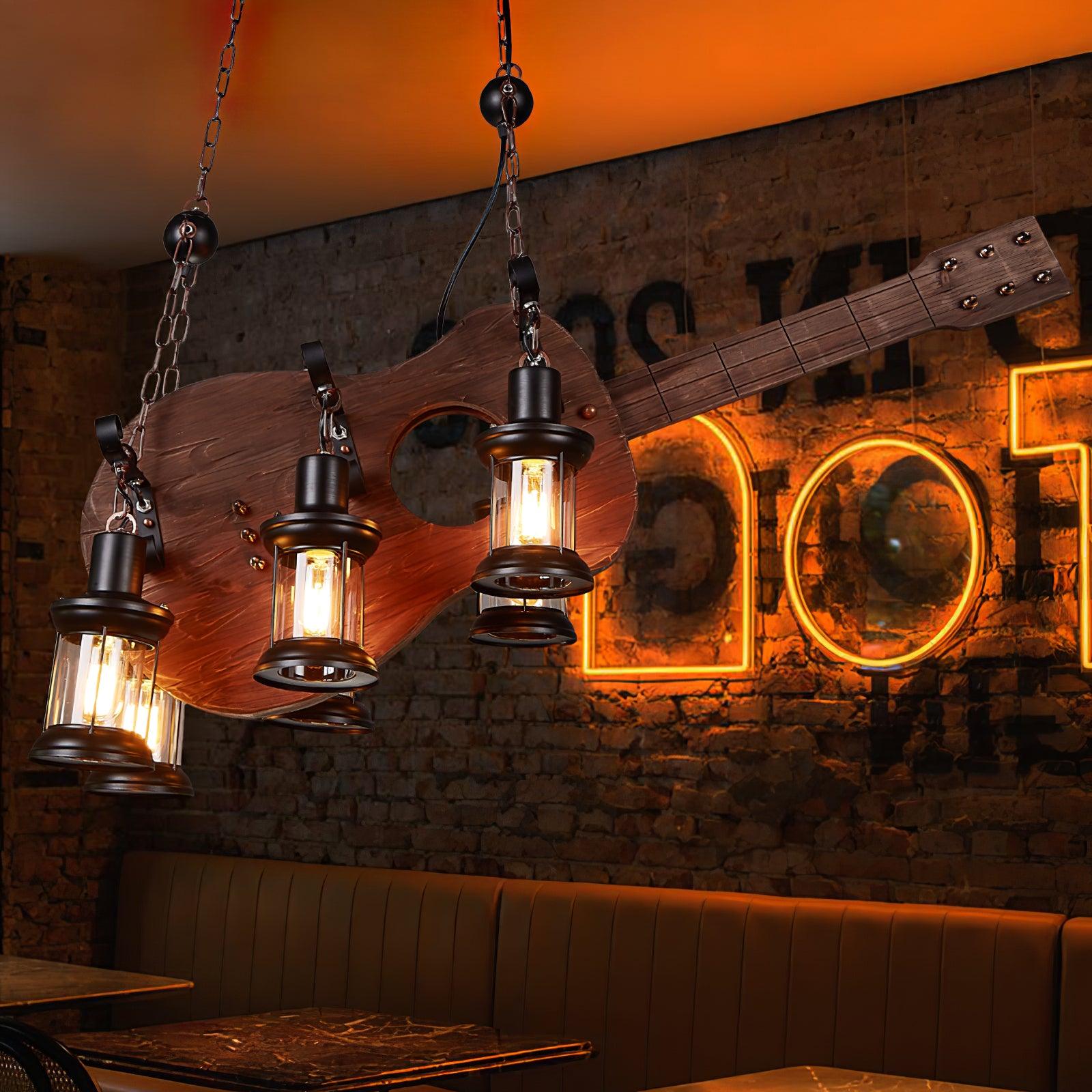 Lustra Suspension en Bois Vintage - Neutralighting