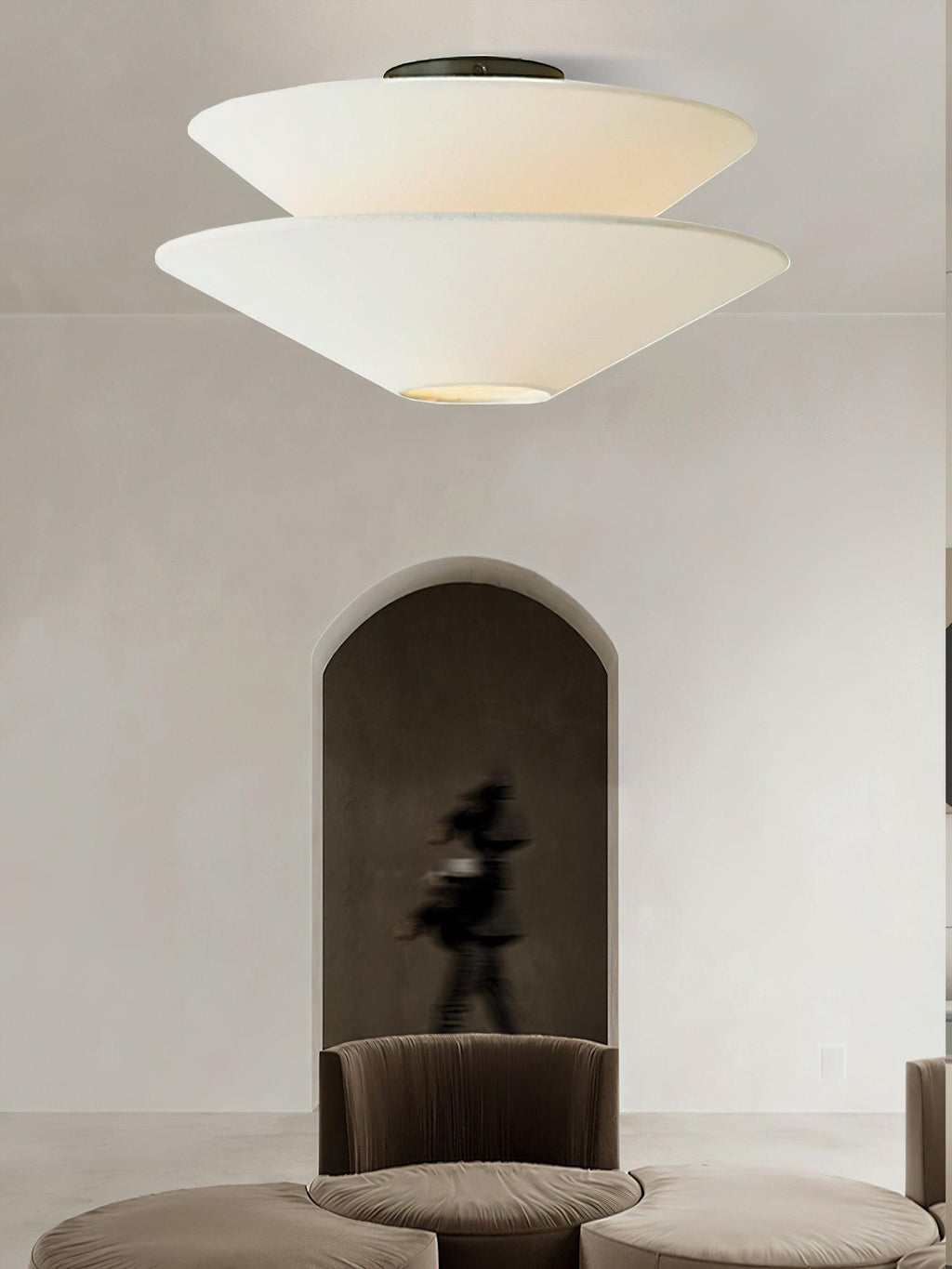 Eon Plafonnier encastré en tissu Nordic Art - Neutralighting