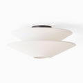 Lina Plafonnier design en tissu à double cône - Neutralighting