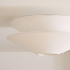 Lina Plafonnier design en tissu à double cône - Neutralighting