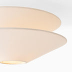 Lina Plafonnier design en tissu à double cône - Neutralighting