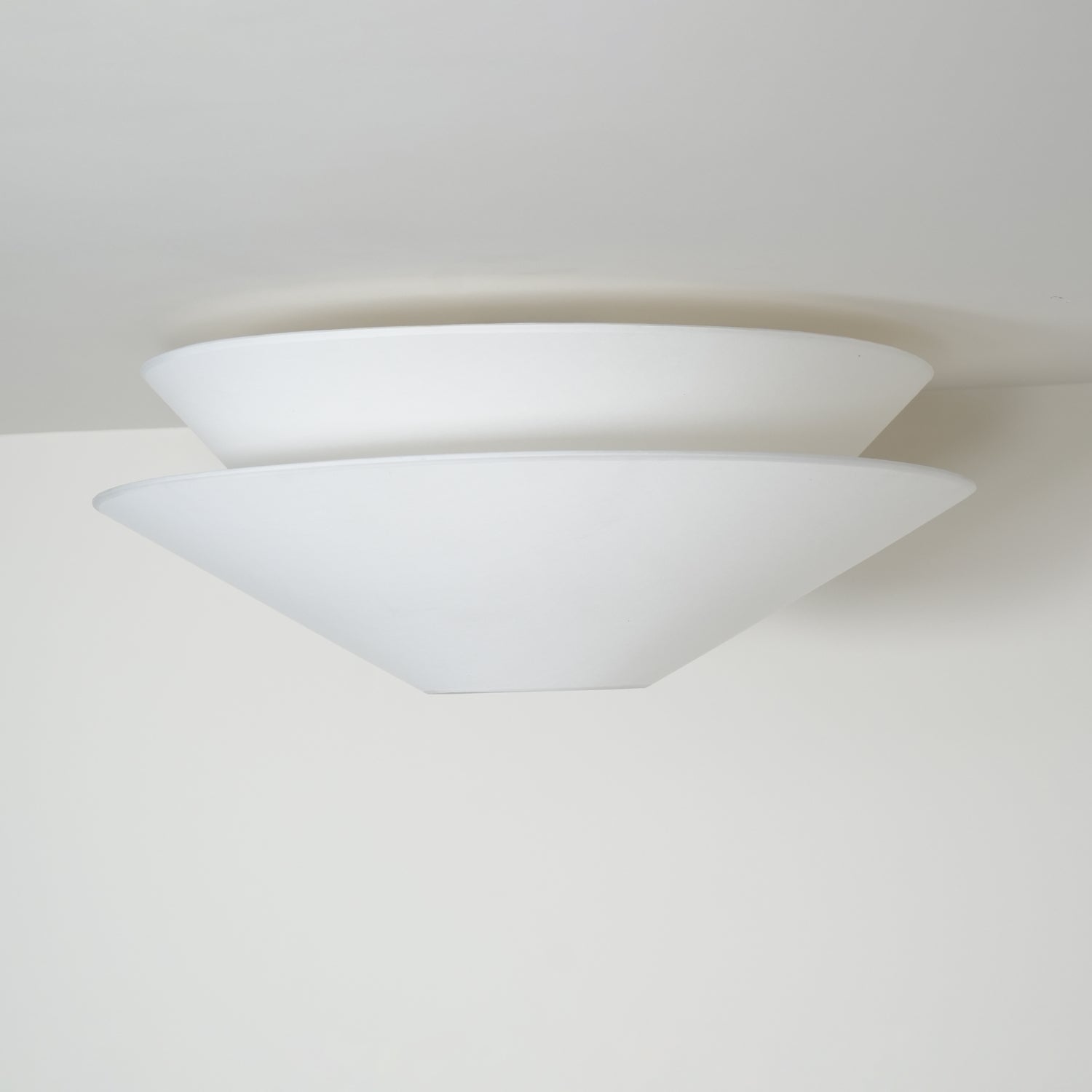 Lina Plafonnier design en tissu à double cône - Neutralighting
