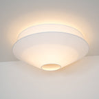 Lina Plafonnier design en tissu à double cône - Neutralighting