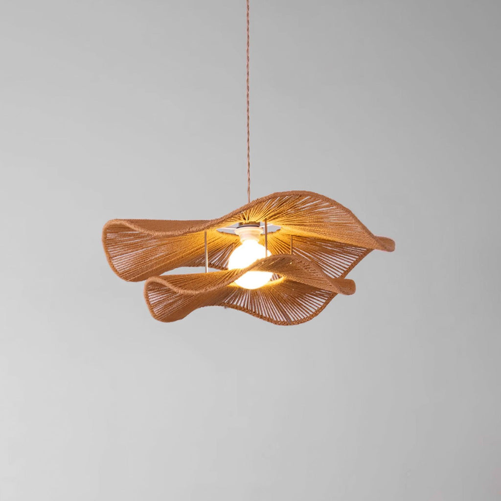 Ondra Lampe Pendante Vague Rattan - Neutralighting