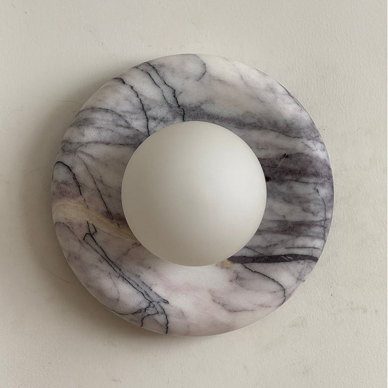 Zoraean Applique Murale Marbre Blanc Élégance Premium - Neutralighting