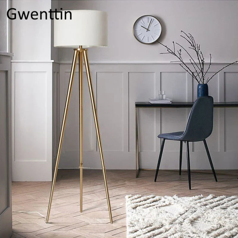 Lampadaire — Créatif en fil de soie avec trépied nordique décoratif