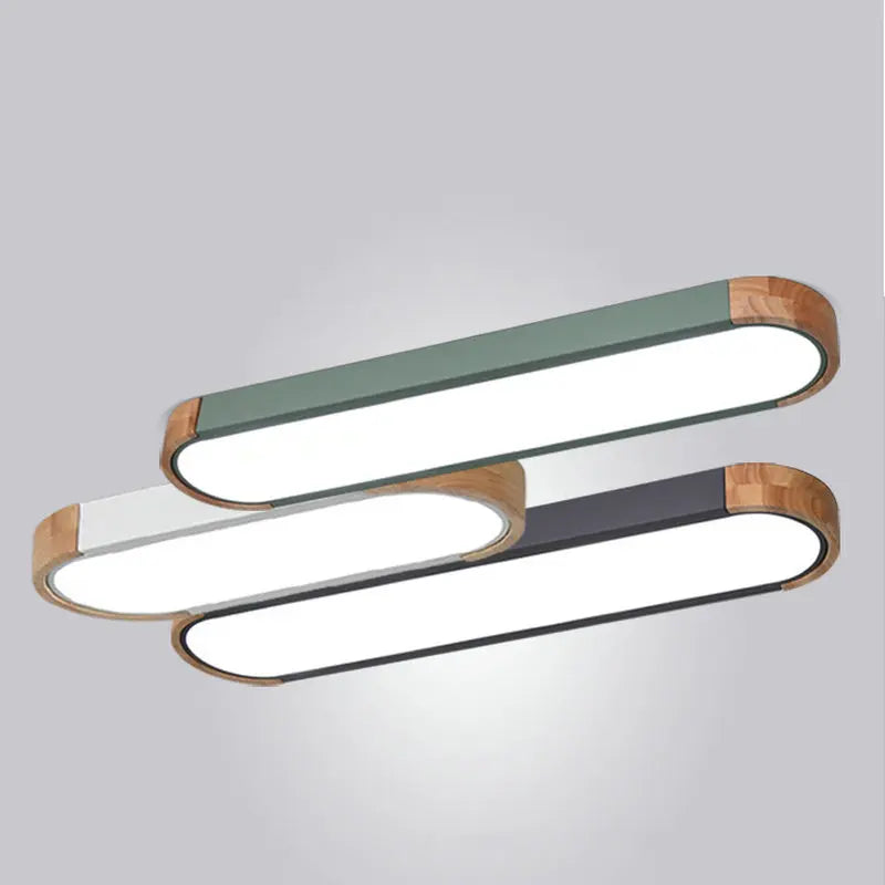 Plafonnier — Nordique long 3 coul fermentation gradation LED lampe