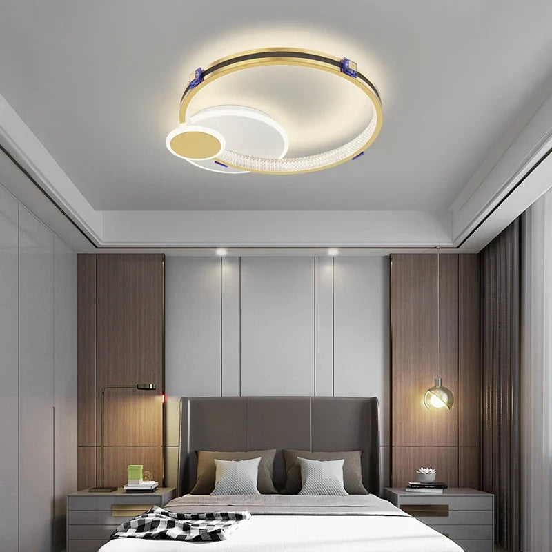 Plafonnier led design idéal pour tous les espaces intérieurs Maxence Clarté en Aluminium - Lignes Dessinées & Décor Raffiné