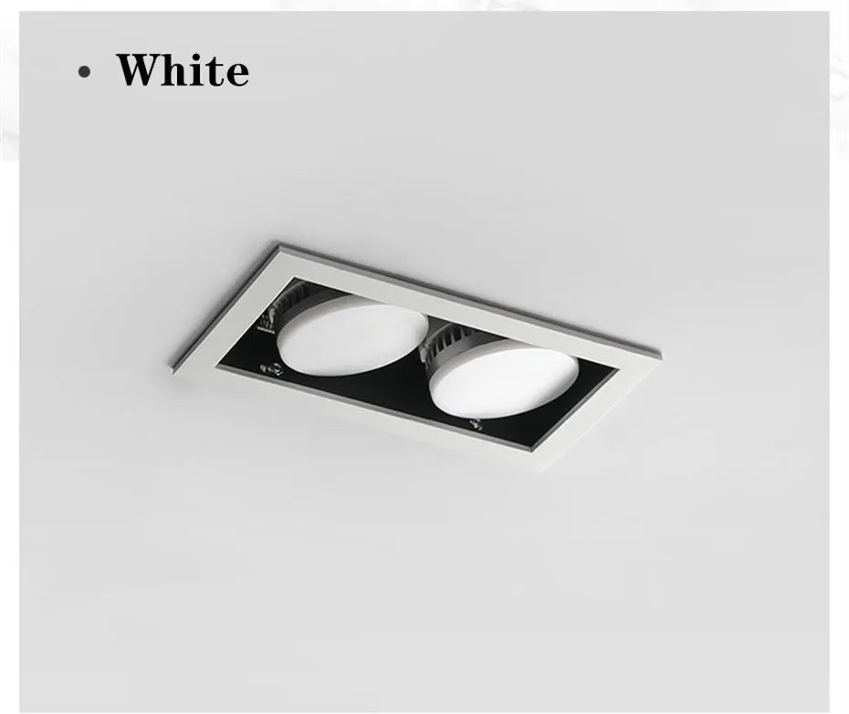 Spot led encastrable plafond sans éblouissement Alban Rondeau en Aluminium - Caractère & Élégance dans le Décor