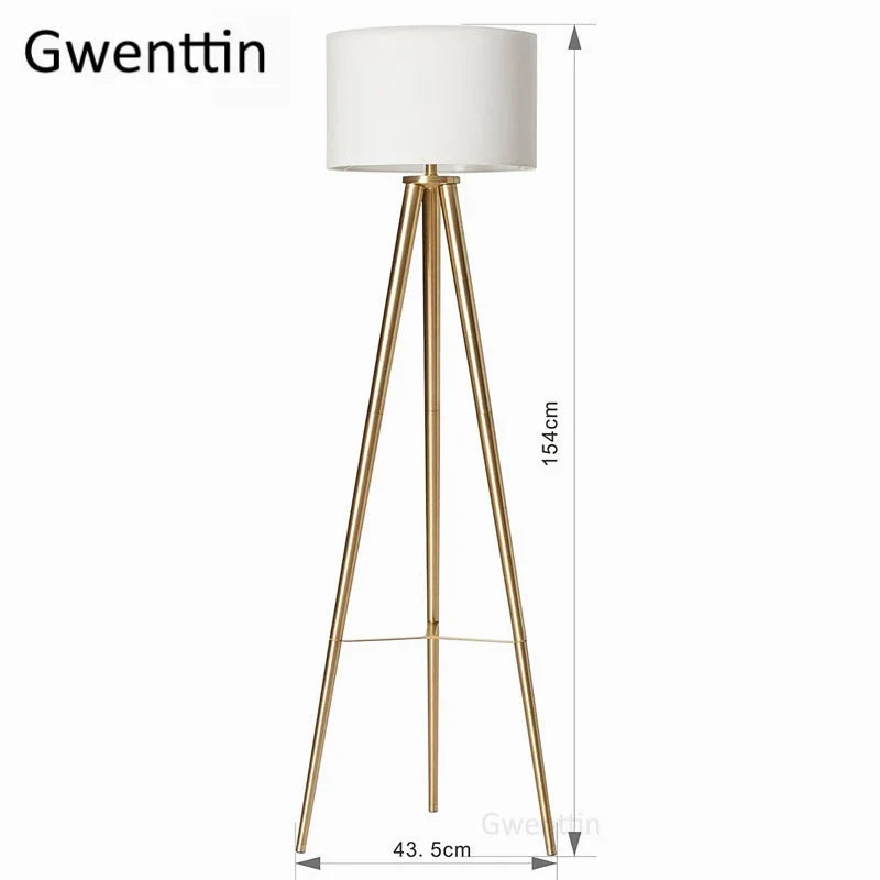 Lampadaire — Créatif en fil de soie avec trépied nordique décoratif