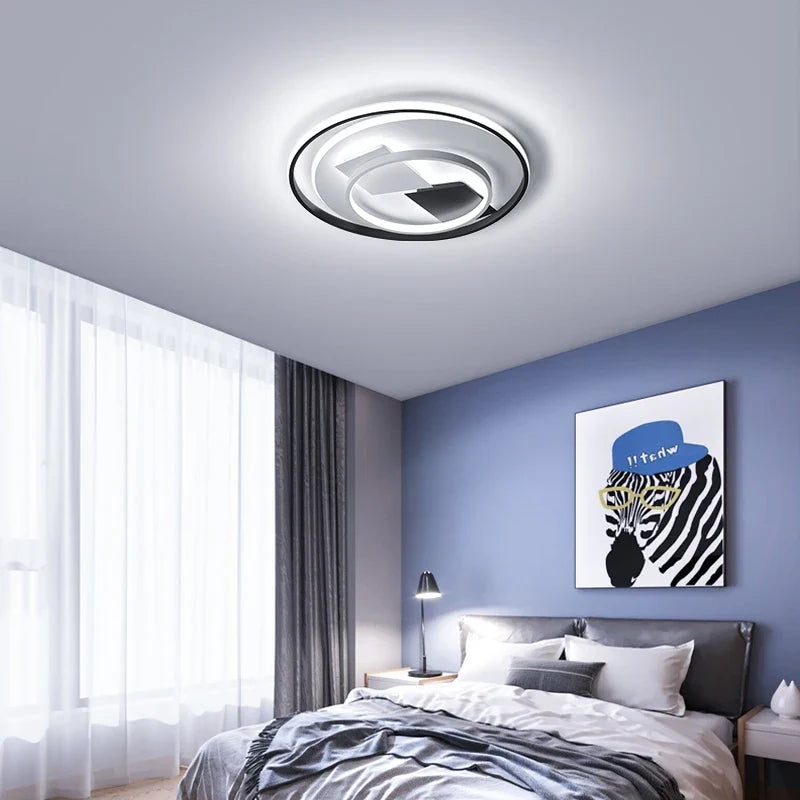 Plafonnier — LED art déco géométrique luxe pour éclairage intérieur