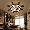 Plafonnier moderne design pirate bateau éclairage décoratif LED Constance Estampe - Présence Moderne & Harmonie Intérieure