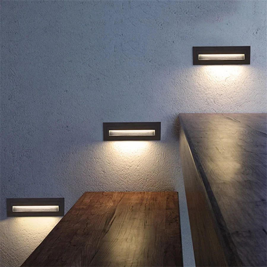 Applique murale — LED étanche pour jardin et escaliers