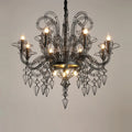 Lustre — Design baroque noir et blanc pour éclairage intérieur