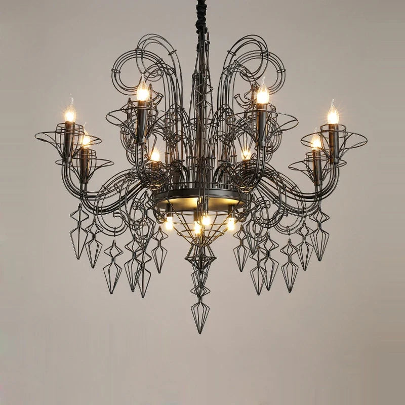 Lustre — Design baroque pour un éclairage élégant et moderne