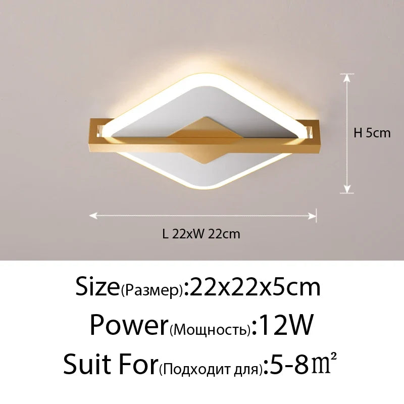 Plafonnier led moderne pour éclairage intérieur style nordique Salomé Cadence - Esprit Épuré & Harmonie Intérieure